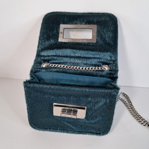 Free People Prospect Vegan Green Crossbody Bag Chain Strap - Picture 7 of 16